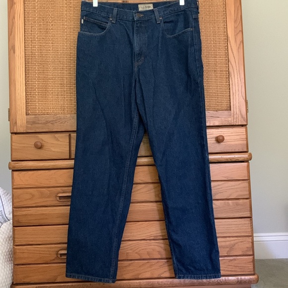 L.L. Bean Men’s Double L Jeans Classic fit Straight Leg Size 36/30 - Picture 7 of 11